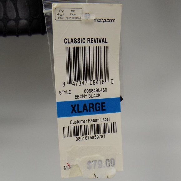 JM Collection Faux Leather Snakeskin Embellished Jacket Size XL NWT - Picture 4 of 8